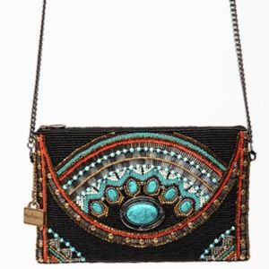 Mary Frances Girl Tribe Mini Western Pattern Crossbody Handbag - Brand New